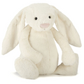 Coniglietto peluche color crema morbido